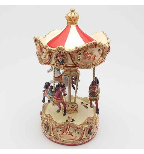 Carousel with horses