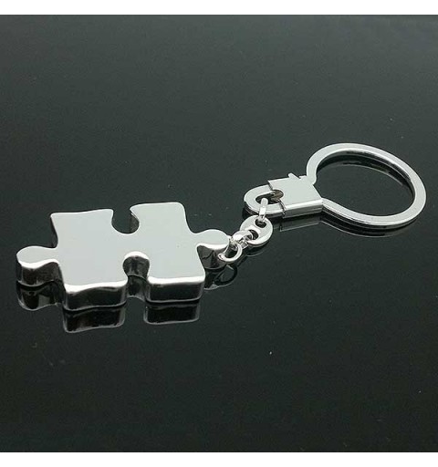 Keychain, shape puzzle piece