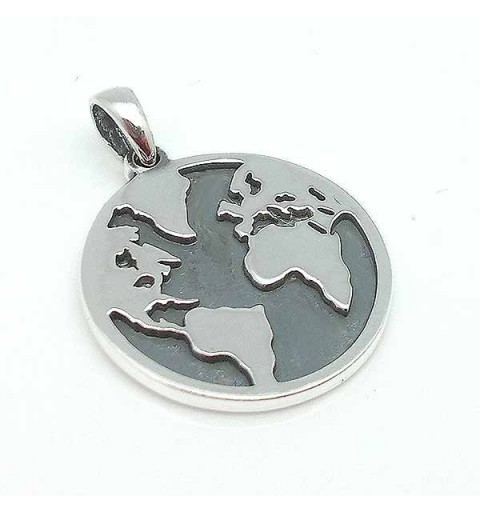 World map pendant