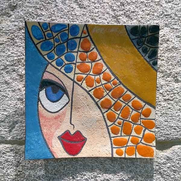 Plato Decorativo Caras