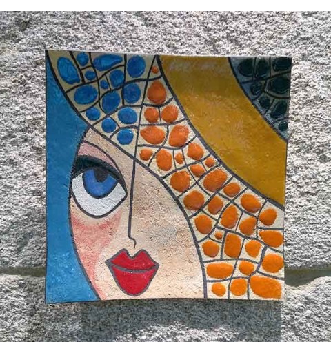 Plato Decorativo Caras