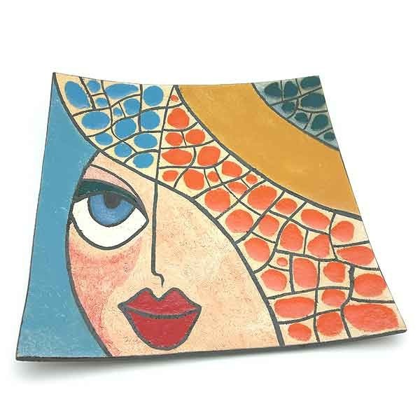 Plato Decorativo Caras
