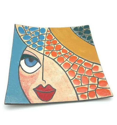 Plato Decorativo Caras
