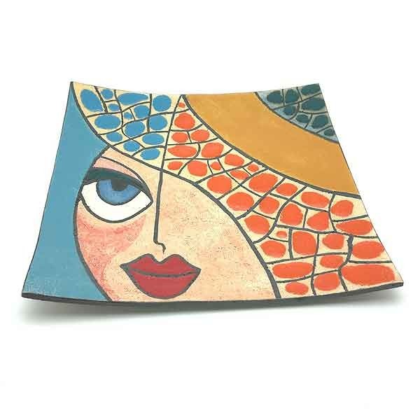Plato Decorativo Caras