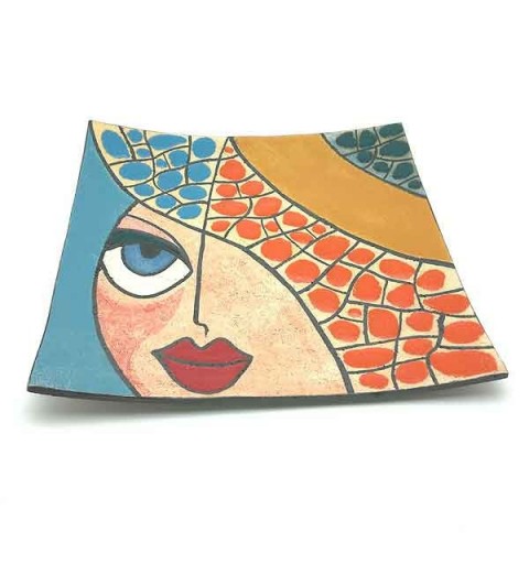 Plato Decorativo Caras