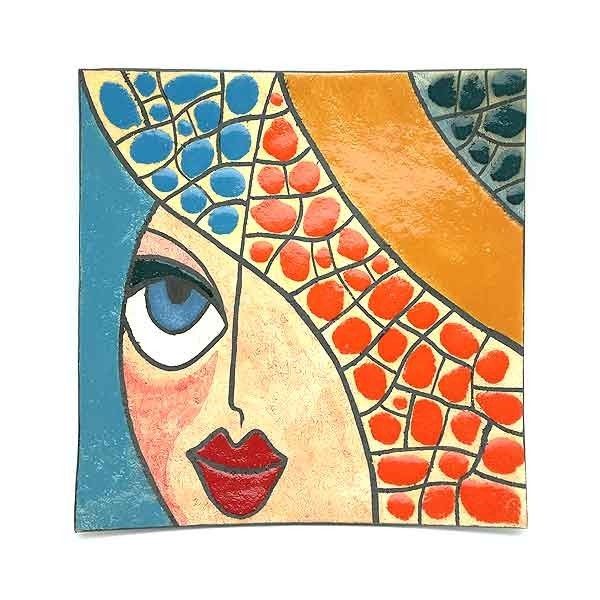 Plato Decorativo Caras