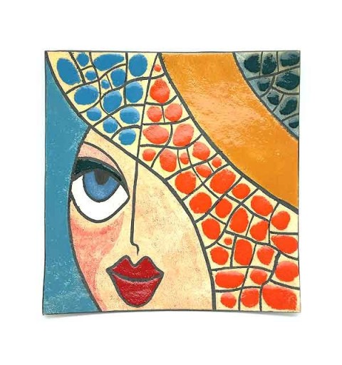 Plato Decorativo Caras