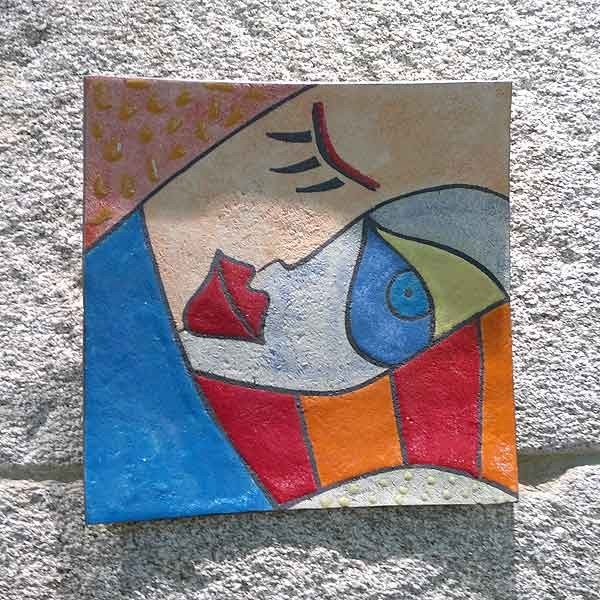 Plato Decorativo Caras