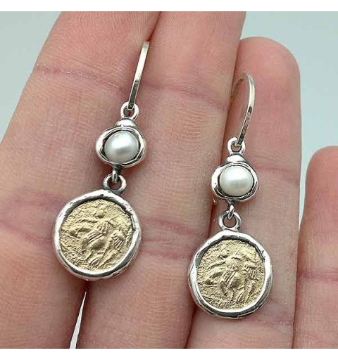 Coin earrings