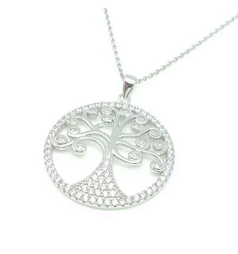 Tree life in silver