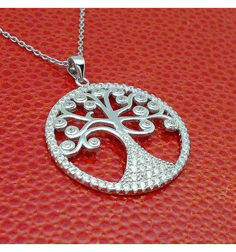 Tree life in silver