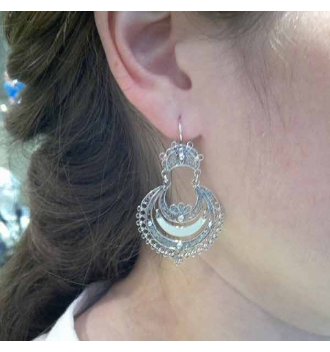 Galician earrings with filigree