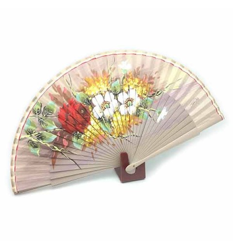 Toasted flower fan