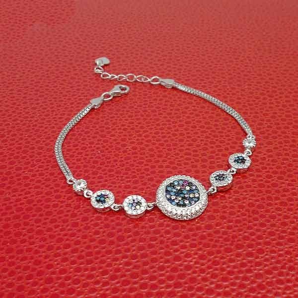 Zirconia circle bracelet
