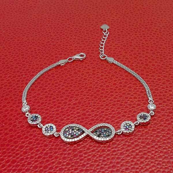 Zirconia infinite bracelet