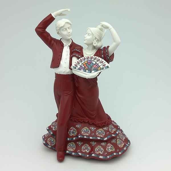 Baile flamenco mediano rojo