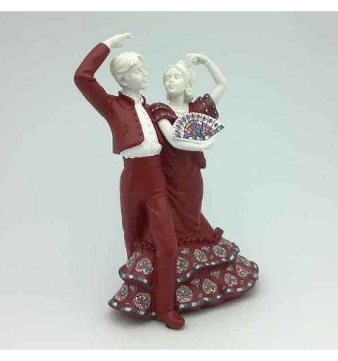 Baile flamenco mediano rojo