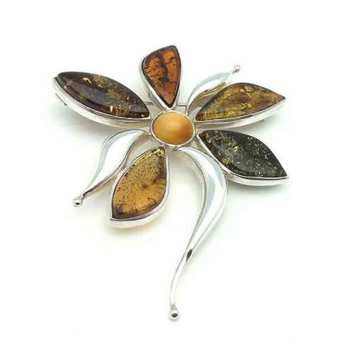 Colgante/Broche Flor