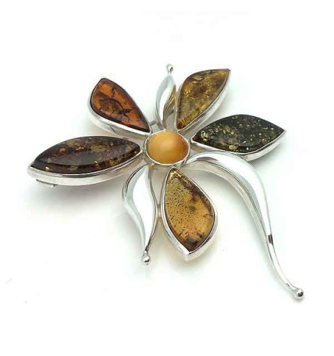 Colgante/Broche Flor