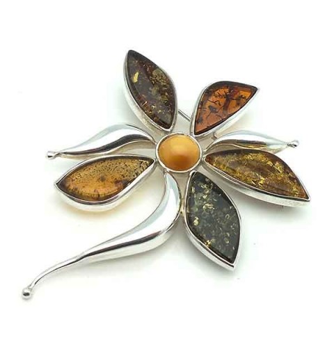Colgante/Broche Flor