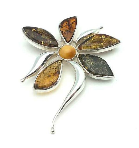 Colgante/Broche Flor