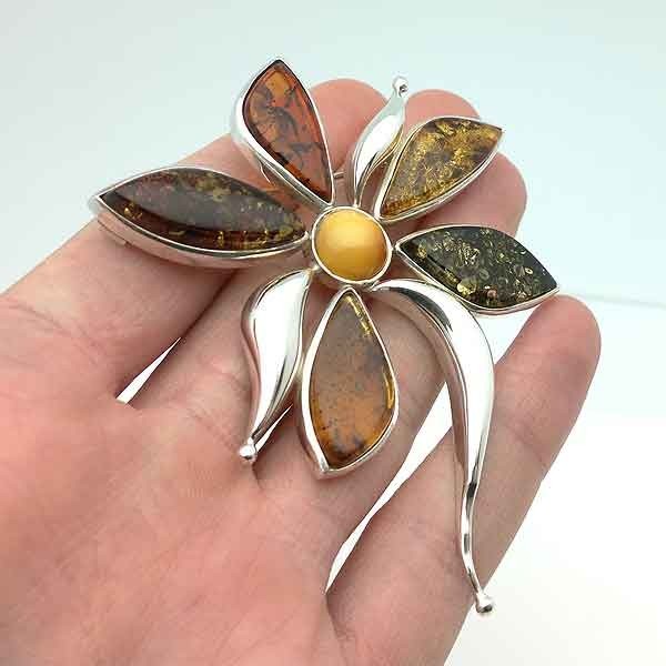 Colgante/Broche Flor