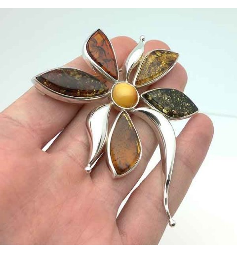 Colgante/Broche Flor