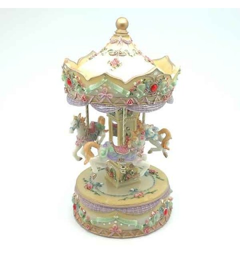 Carrusel musical amarillo