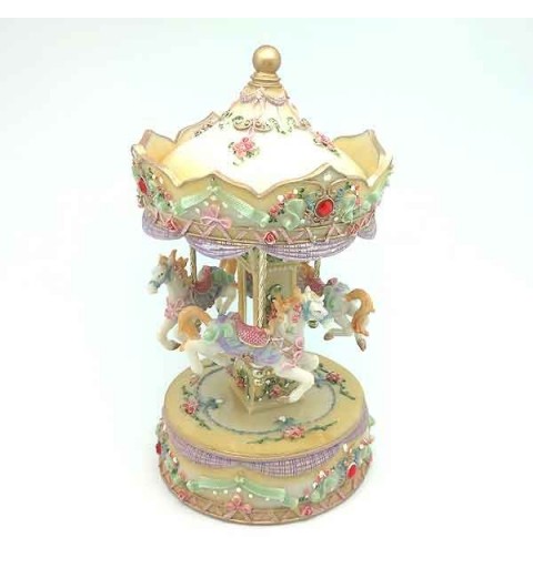 Carrusel musical amarillo