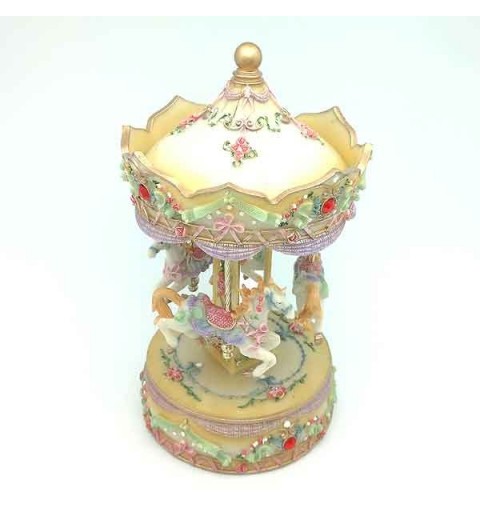 Carrusel musical amarillo