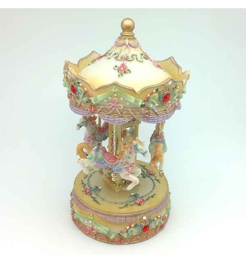 Carrusel musical amarillo