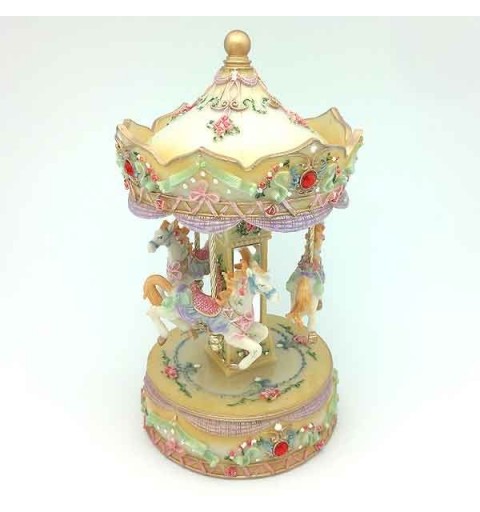 Carrusel musical amarillo