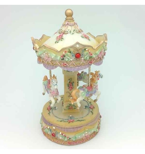 Carrusel musical amarillo