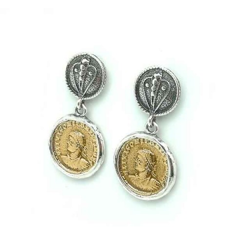 Coins earrings