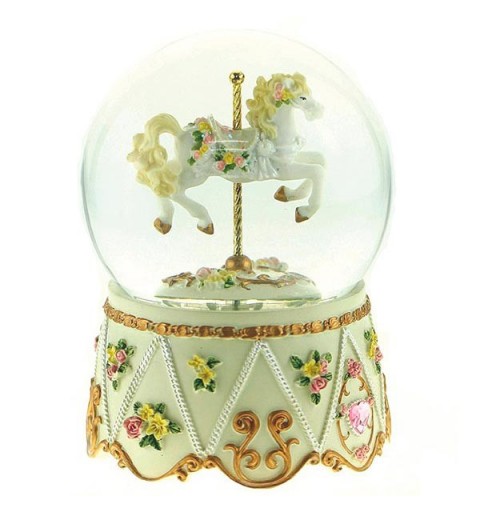 Snowball with white carousel