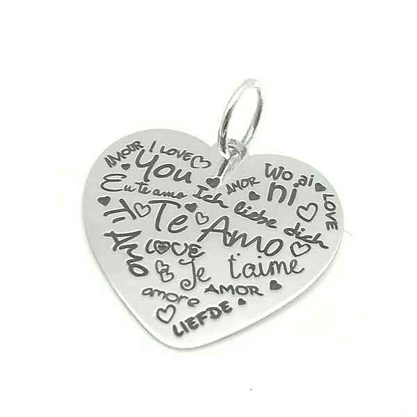 Colgante con mensaje San Valentin