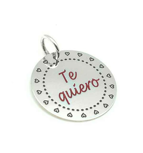 Pendant with message Valentine's Day