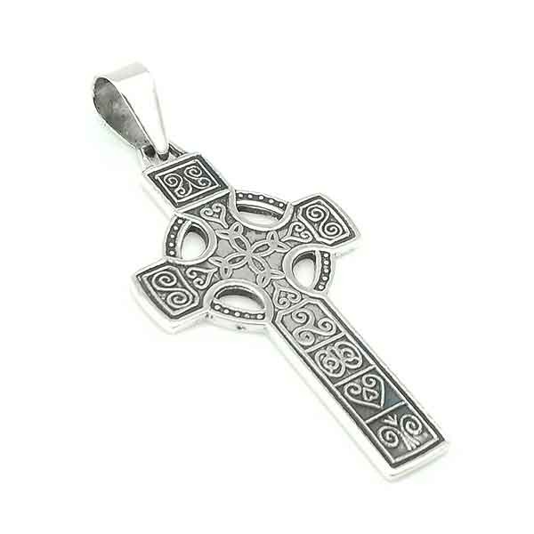 Cross with Celtic symbols