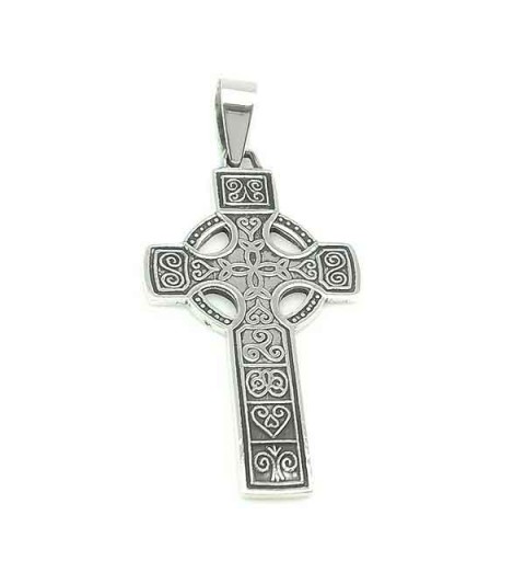 Cruz con símbolos celtas