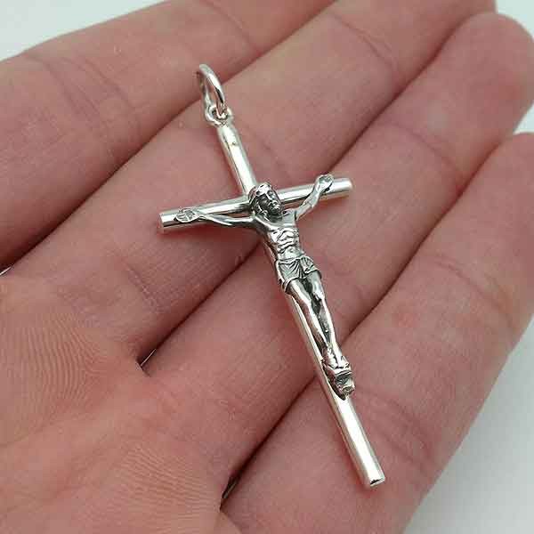 Silver crucifix