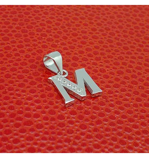 Initial pendant, letter M.