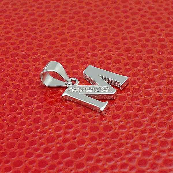 Initial pendant, letter M.