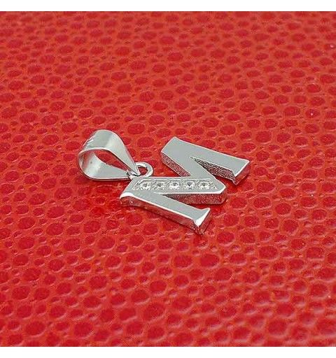 Initial pendant, letter M.