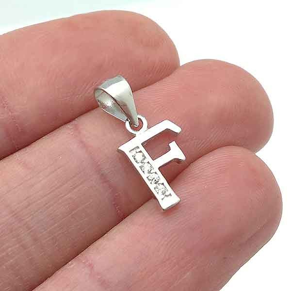Initial pendant, letter F