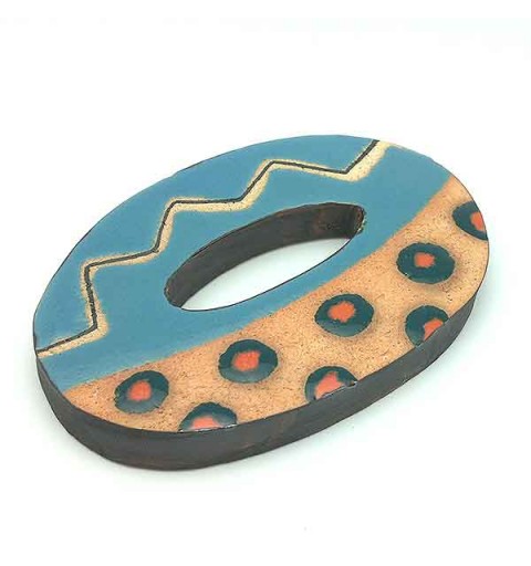 Número 0 en cerámica.