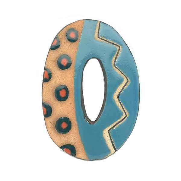Número 0 en cerámica.