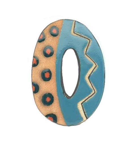 Número 0 en cerámica.