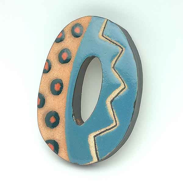 Número 0 en cerámica.