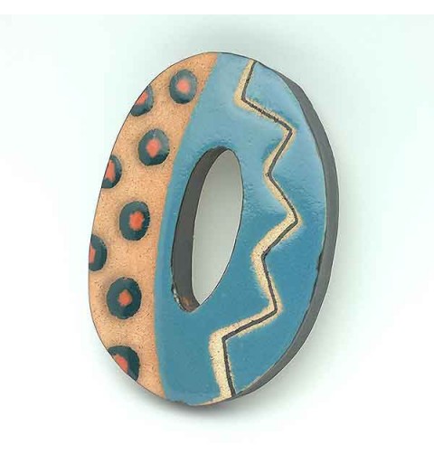 Número 0 en cerámica.