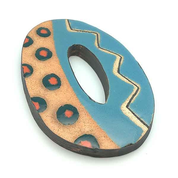 Número 0 en cerámica.